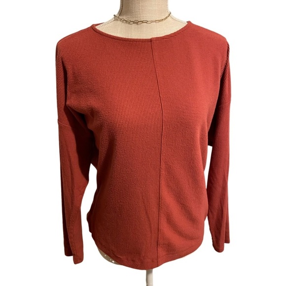 Simply Vera Vera Wang Sweaters - Simply Vera Coral Ribbed Sweater